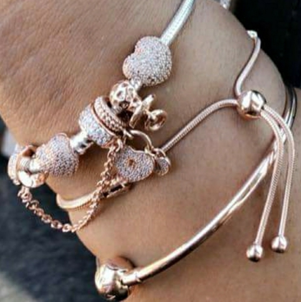 ***NOT FOR SALE ***  Pandora Rose Gold Collection